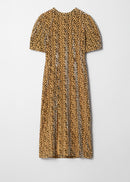 Dress Pa Acelia Velvet Dress Party - Yellow - Women