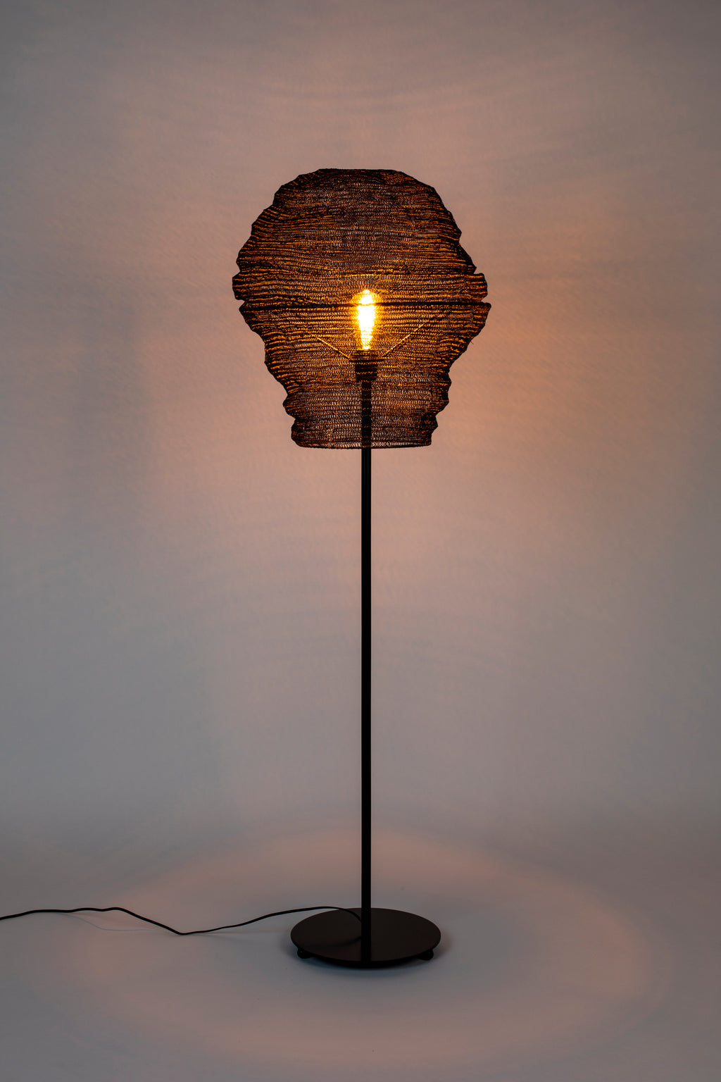 Lena - Floor Lamp - Iron - Black