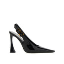 Escarpins - Saint Laurent 'Dune' Leather Slingback - Black