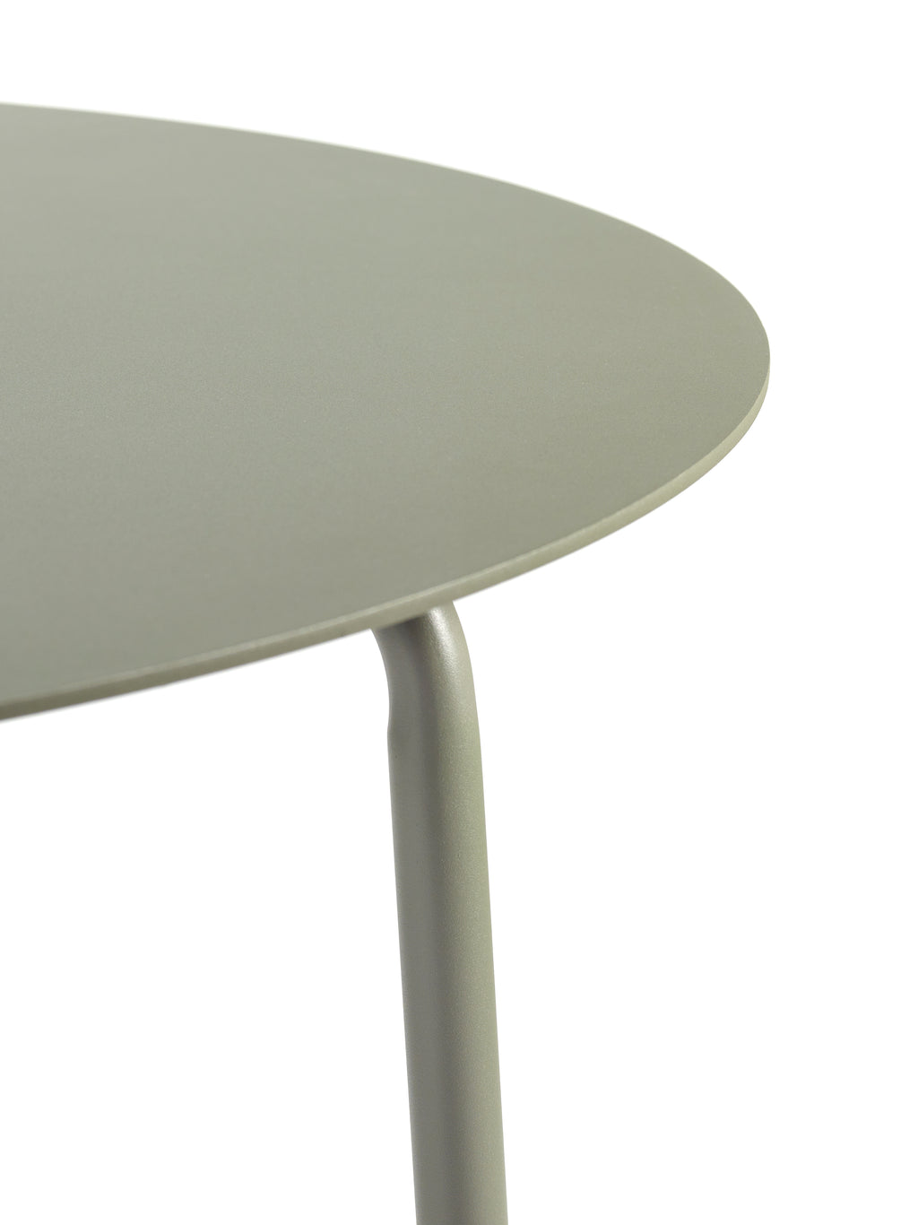 August - Table Ronde - L - Aluminium - Vert