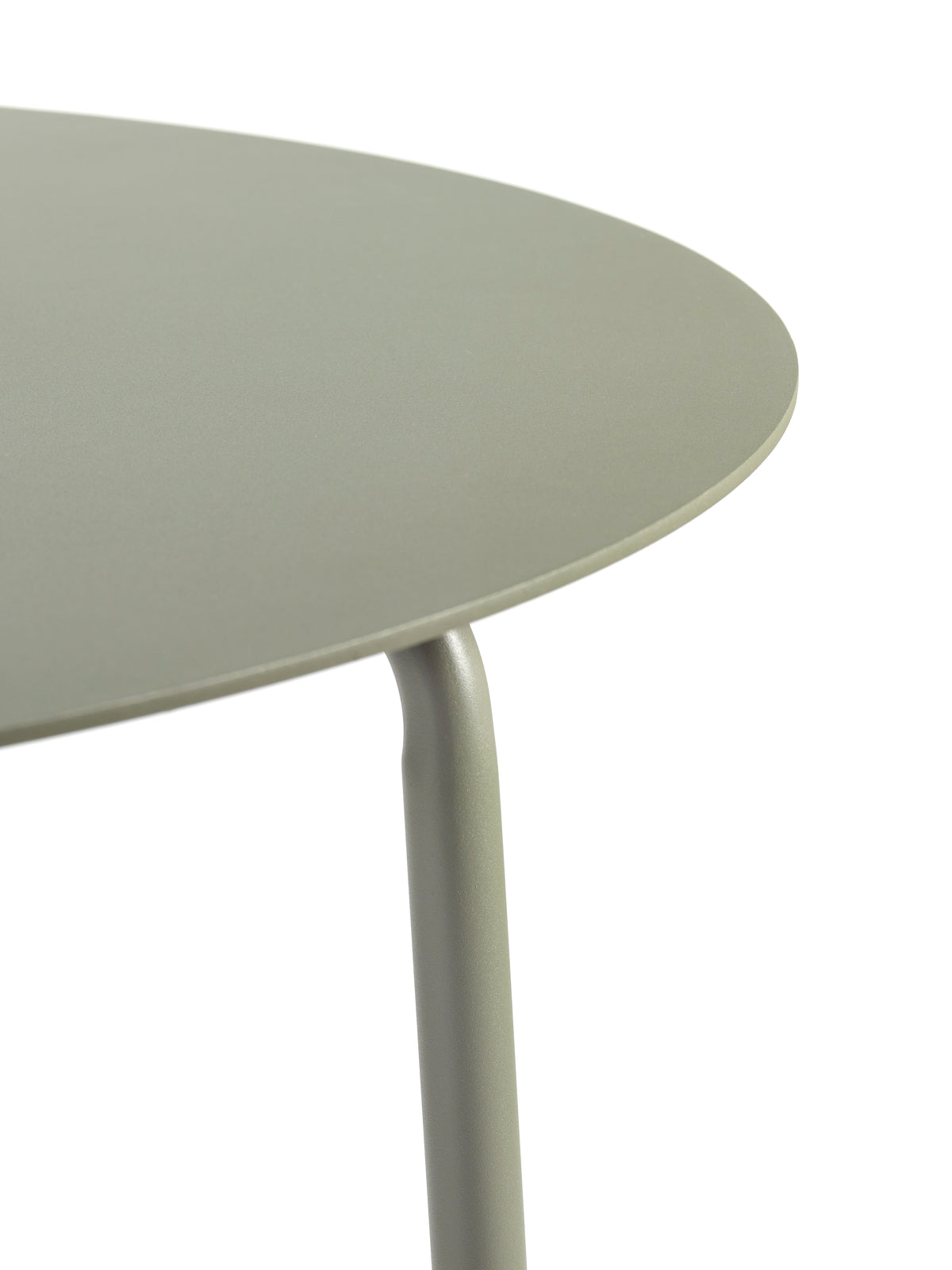 August - Table Ronde - L - Aluminium - Vert