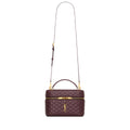 Saint Laurent - Bolso de tocador grande Gaby - Mujeres - Burdeos