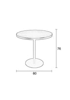 Albert Bistro De Jardin - Outdoor Table - Aluminum - Black