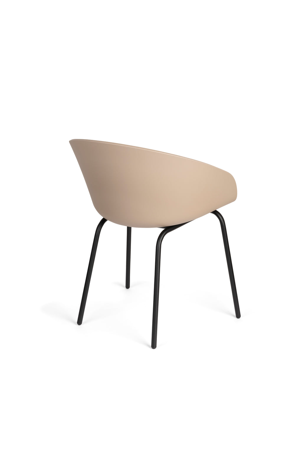 Void - Dining Room Armchair - Polypropylene Plastic - Latte Brown