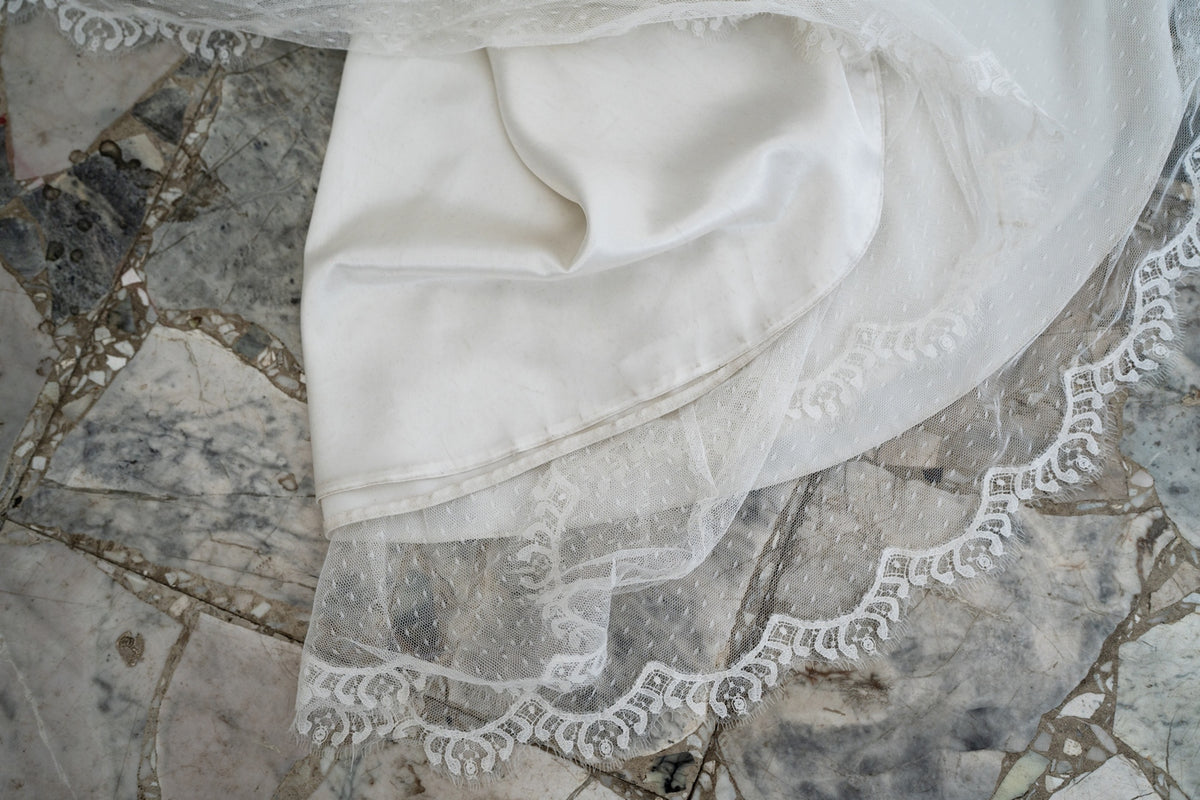 Abito Da Sposa Pénélope - Bianco Seta