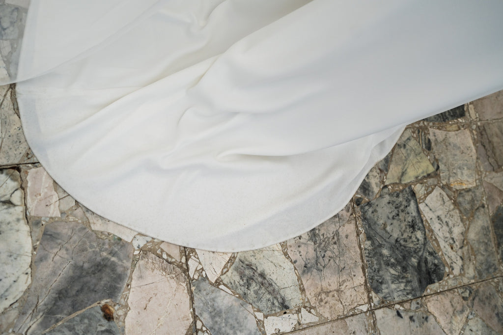 Ruby Wedding Dress - Silk White