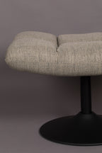 Bar - Pouf - Tissu - Gris clair