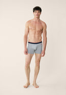 Boxer Long Gris En Coton - Michel Gris