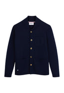 Cardigan Homme En Maille Bleu Marine - Eloi Marine