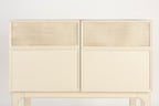 June - Wardrobe - Oak veneer - Beige