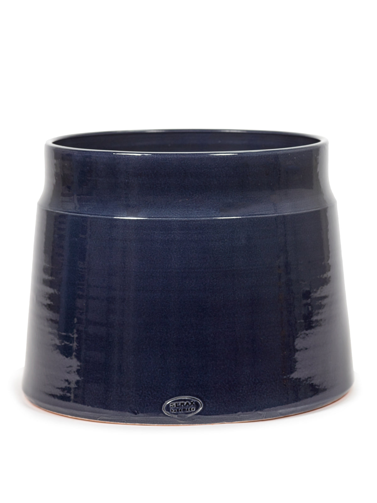 Glazed Shades - Pot De Fleurs - L - Terre Cuite - Bleu