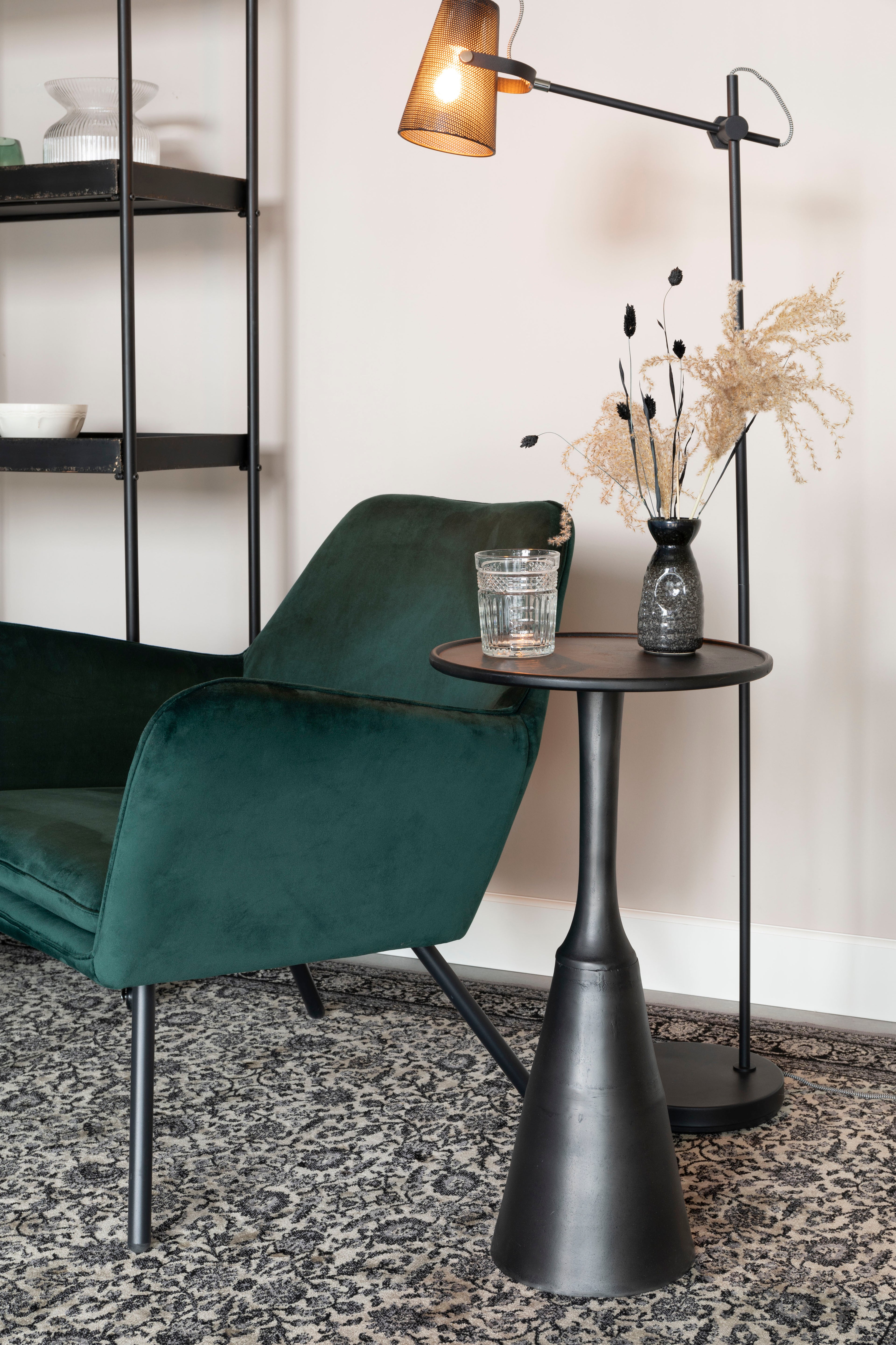 Bon Velours - Lounge Chair - Fabric - Green