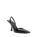 Escarpins - The Attico Ester Leather Slingback - Black