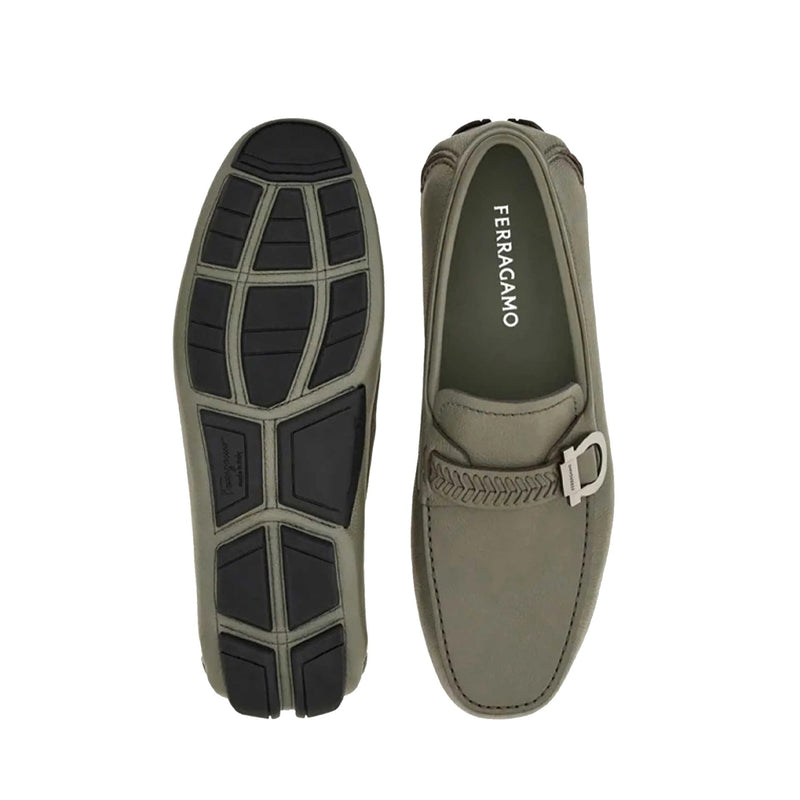 Mocassins - Salvatore Ferragamo Calipso Leather - Grey