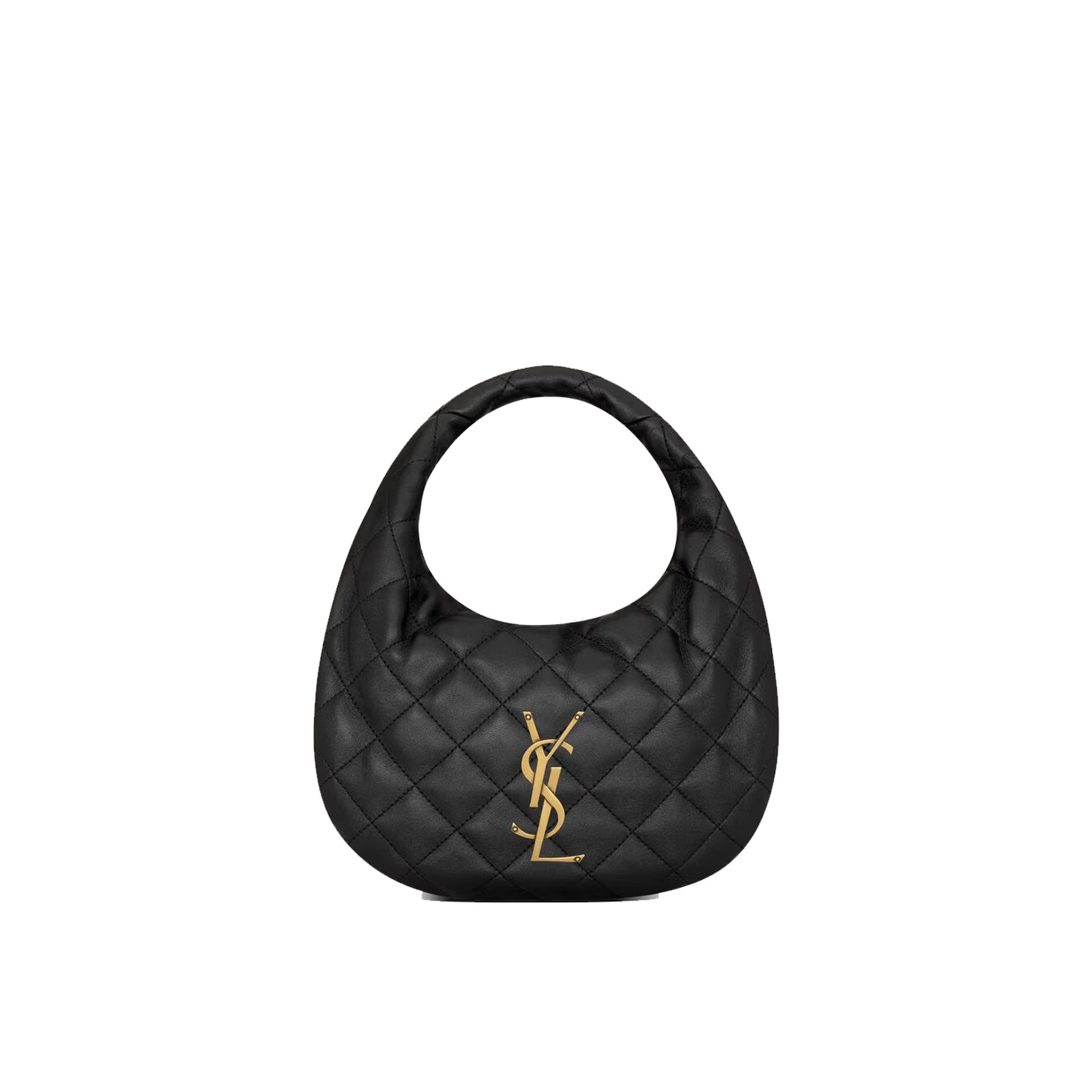 Saint Laurent - Bolso de mano Icarino acolchado - Mujeres - Negro
