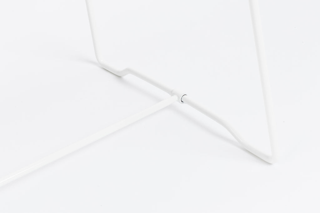 Stand - Mirror - Steel - White