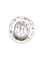 Midnight Flowers - 2er-Set Flache Schalen - S - Bone-China-Porzellan - Fiore Rosa