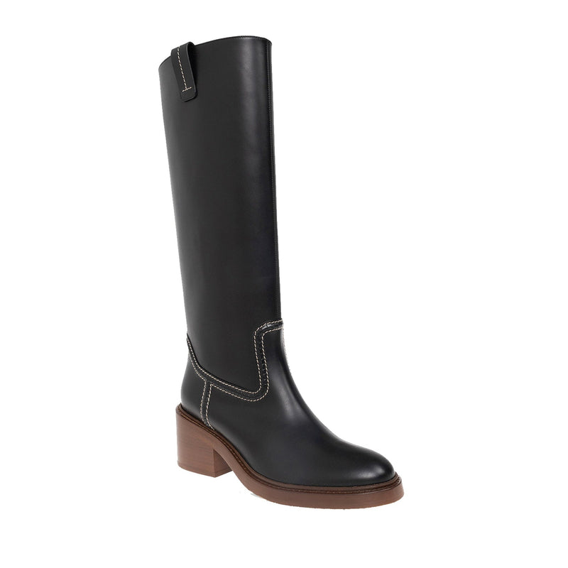 Bottes - Chloe' Evening Leather  - Black