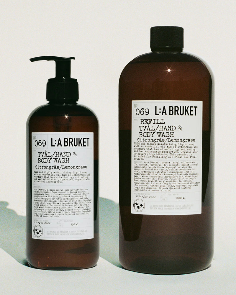 069 Nettoyant Pour Les Mains & Le Corps Et Sa Recharge - Citronnelle