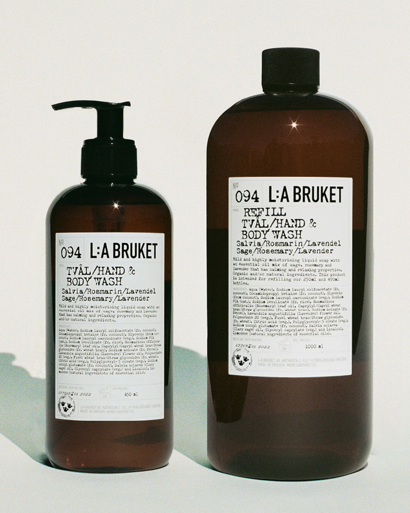 094 Nettoyant Pour Les Mains & Le Corps Et Sa Recharge - Sauge / Romarin / Lavande