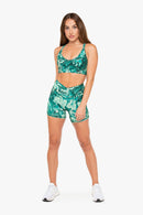 Short  Crossed  - Green Marble