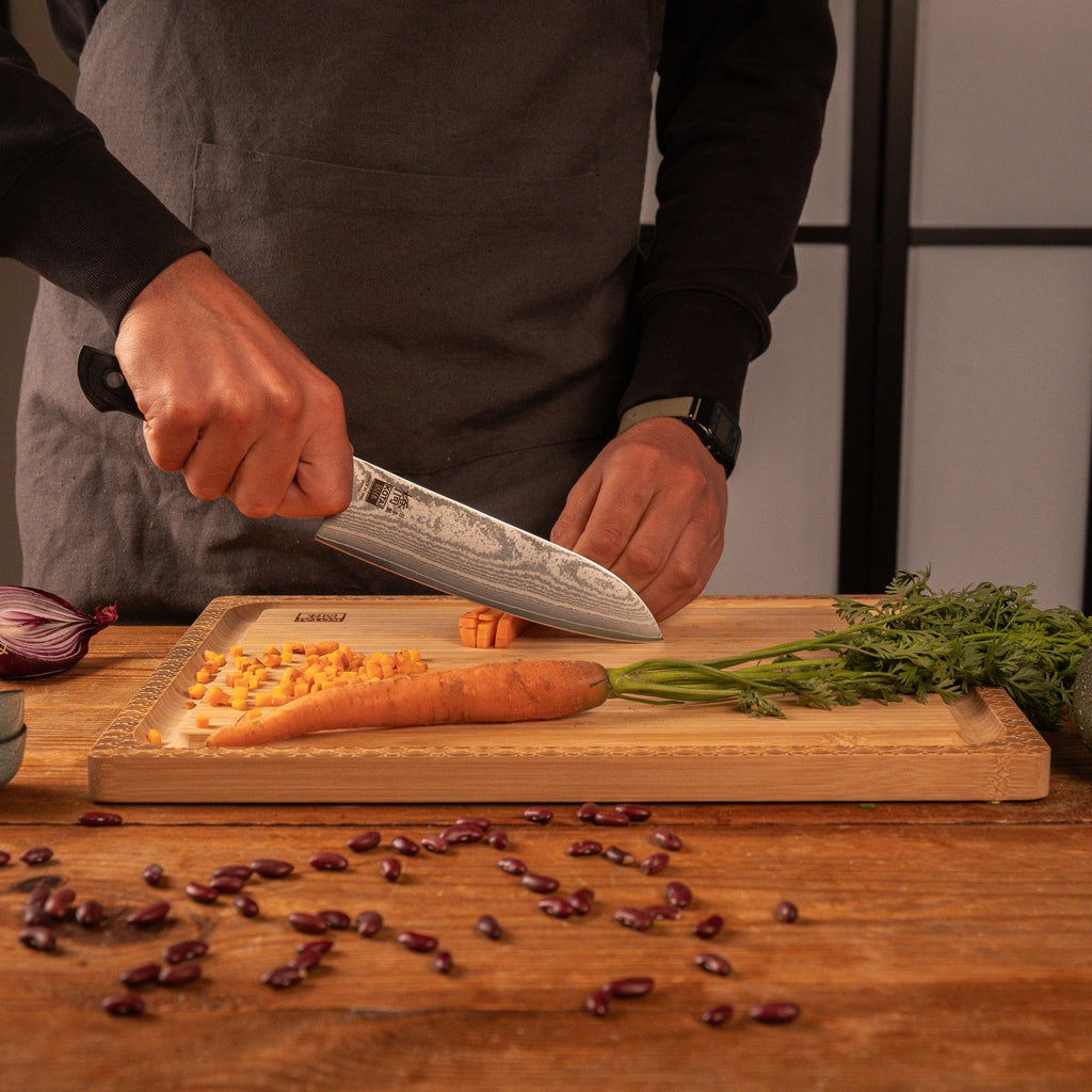 Collection Hashi Damas - Couteau Santoku - 18Cm