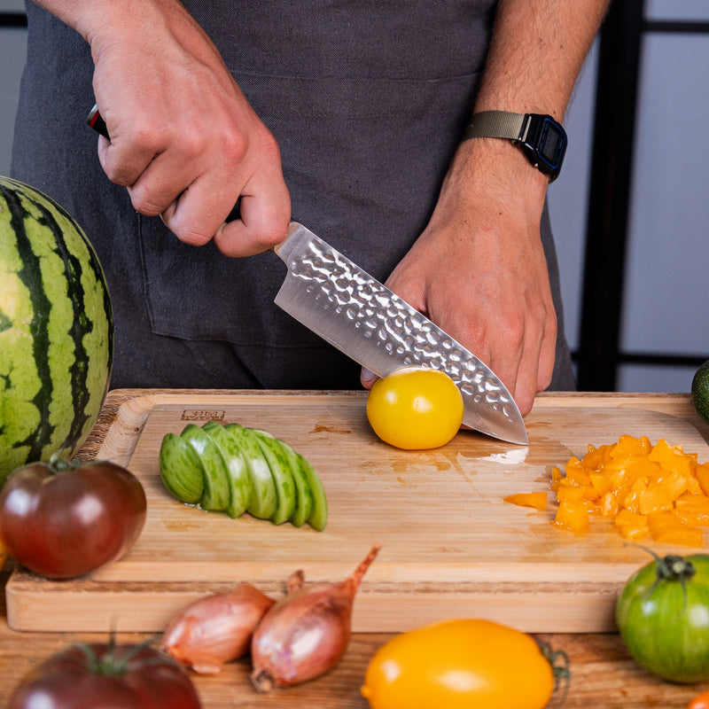 Couteau De Cuisine Santoku - Collection Pakka