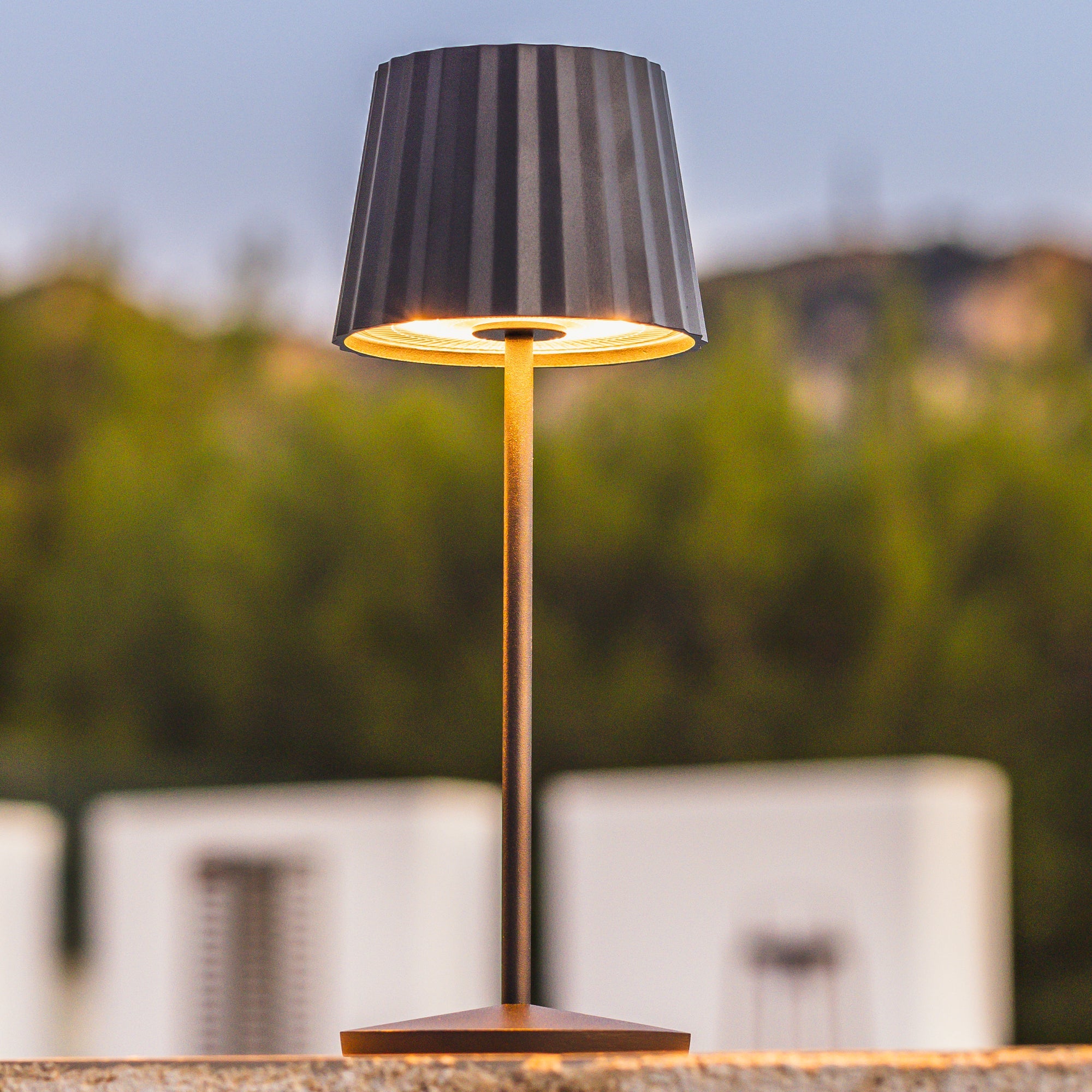 Abby - Lampe De Table Sans Fil - Acier - Noir