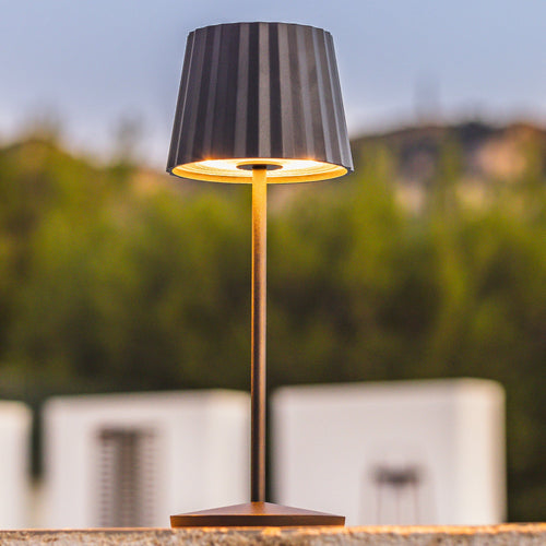 Abby - Wireless Table Lamp - Steel - Black