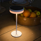 Vivia – Solar Table Lamp – Aluminium – White