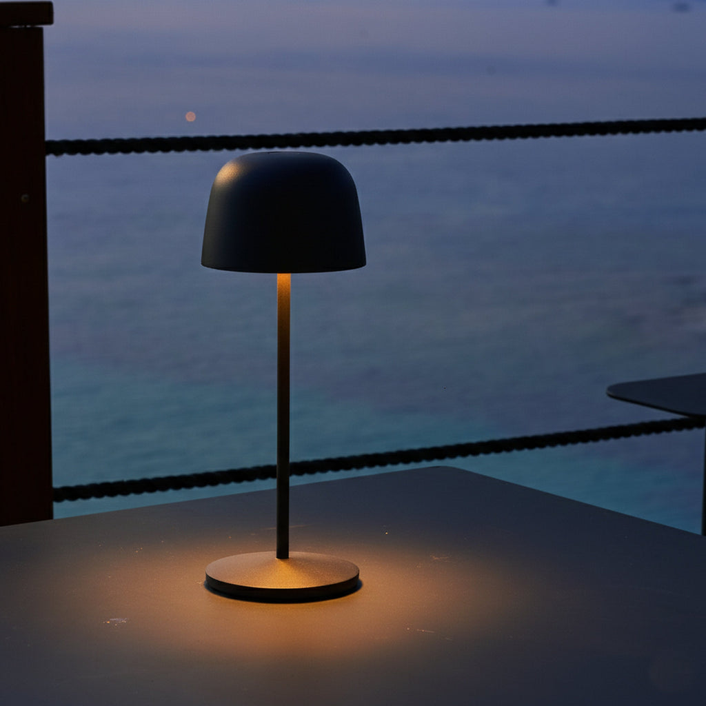 Sophia - Lampe De Table Sans Fil - Acier - Gris Anthracite