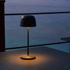 Sophia - Lampe De Table Sans Fil - Acier - Gris Anthracite