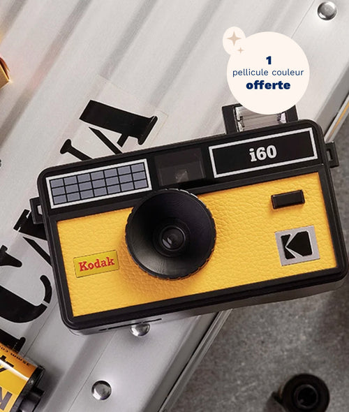 Appareil Photo Argentique - I60 - Noir & Jaune - 1 Pellicule Couleur Offerte - Kodak