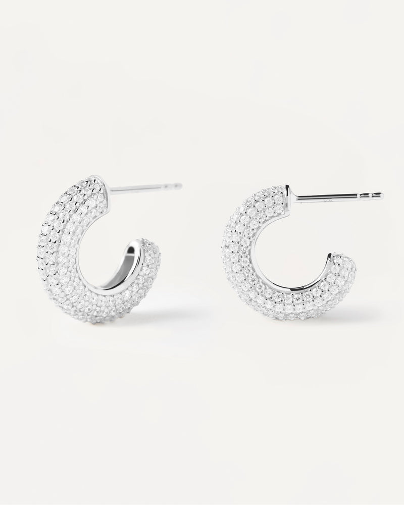 King Earrings - Silver