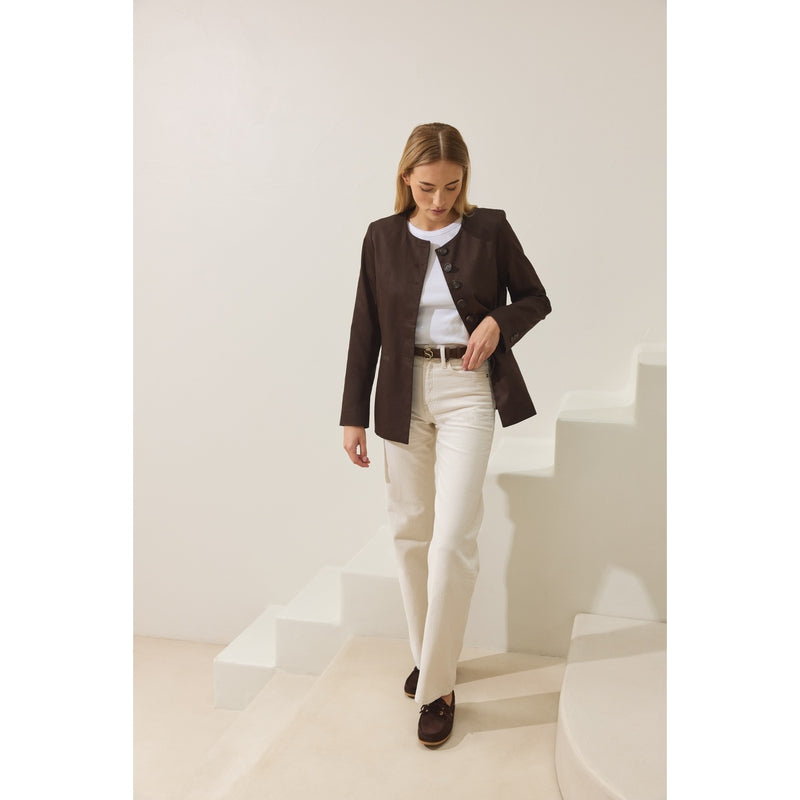 Chaqueta Le Nicholson - Marrón oscuro - Mujer