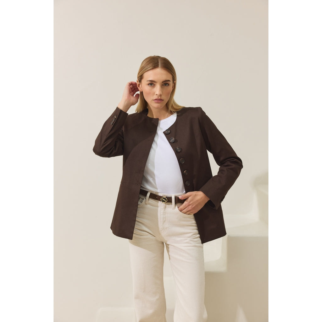 Chaqueta Le Nicholson - Marrón oscuro