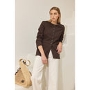 Chaqueta Le Nicholson - Marrón oscuro - Mujer