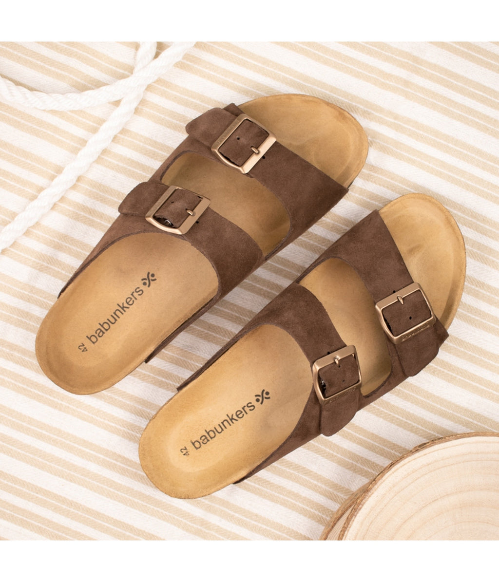 Sandalias marrones - Hombre