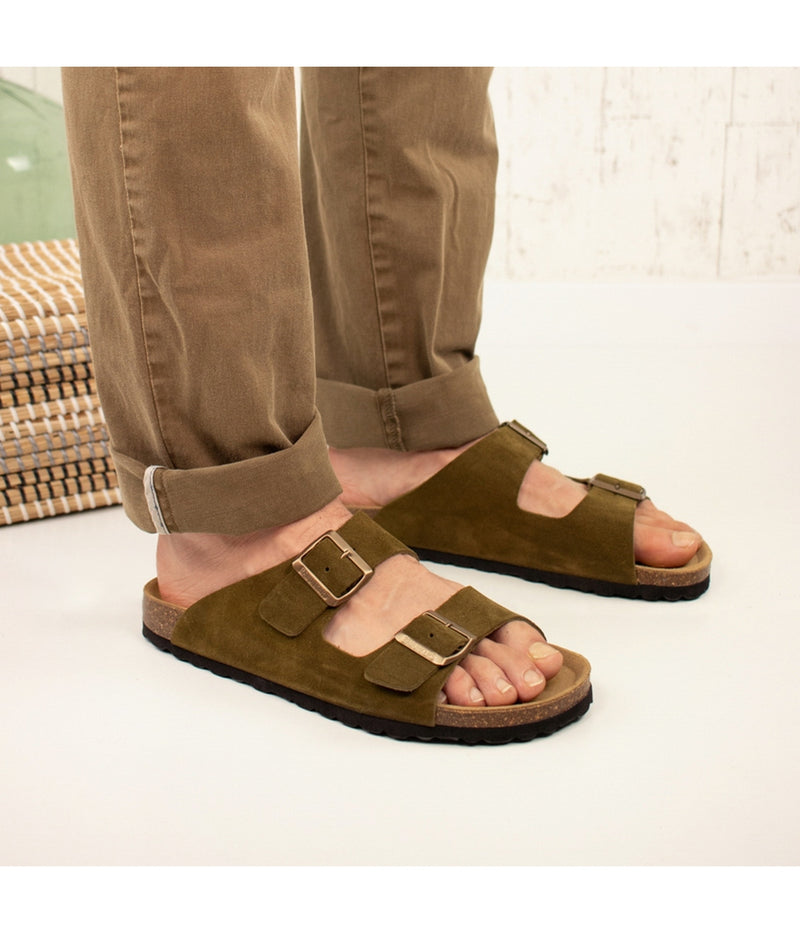 Sandales Vert - Homme
