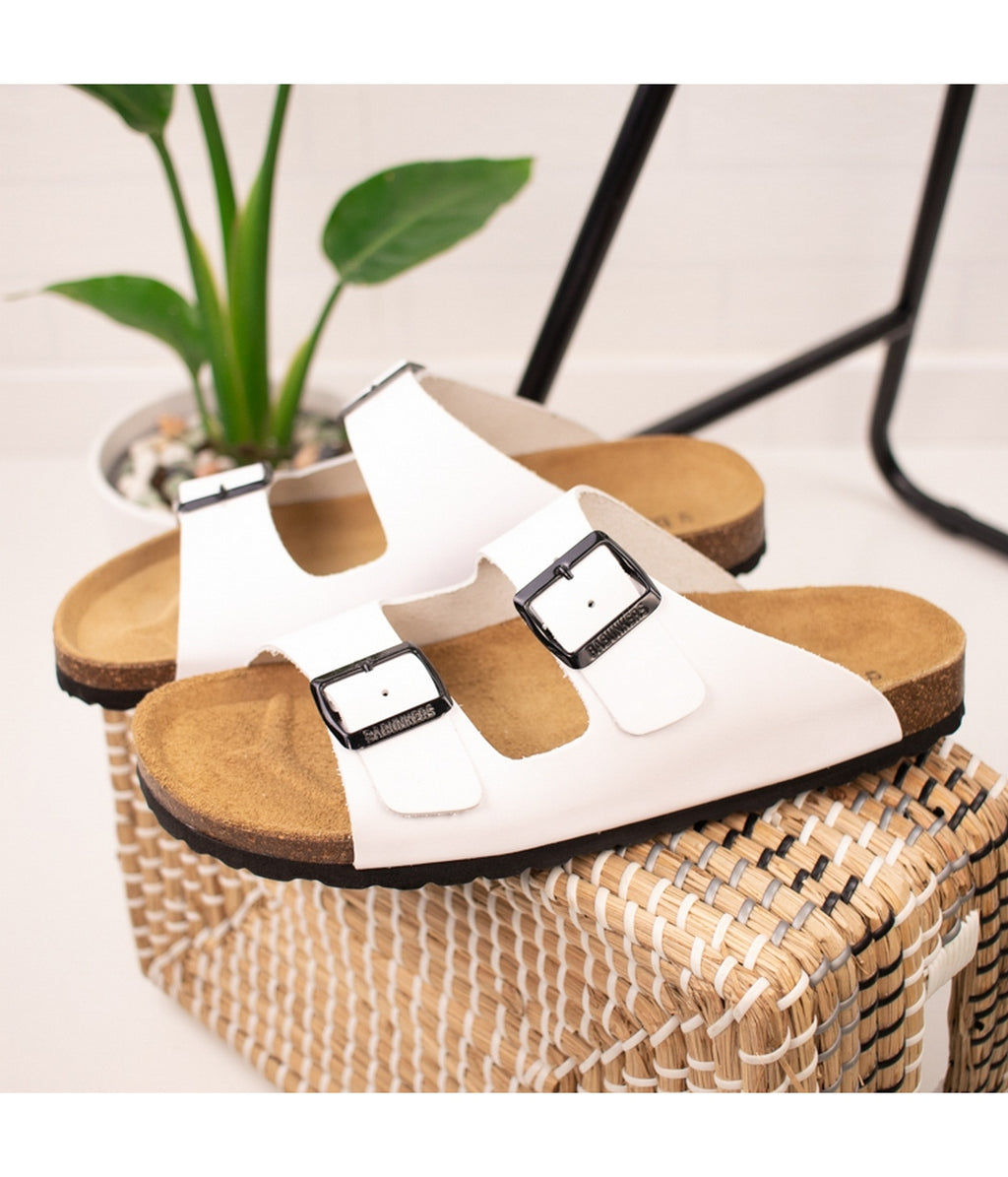 Sandalias blancas - Hombre