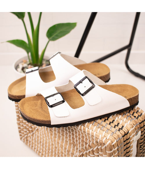 Sandalias blancas - Hombre