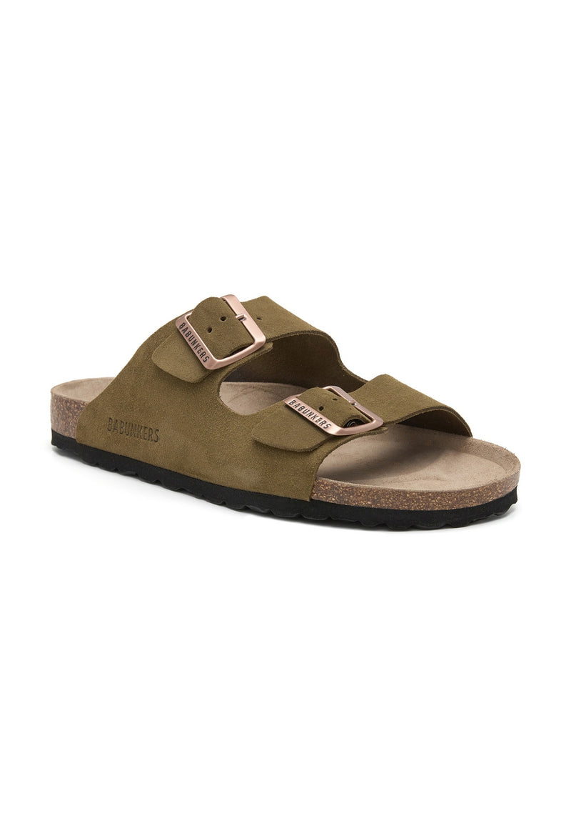 Sandalias caqui - Hombre