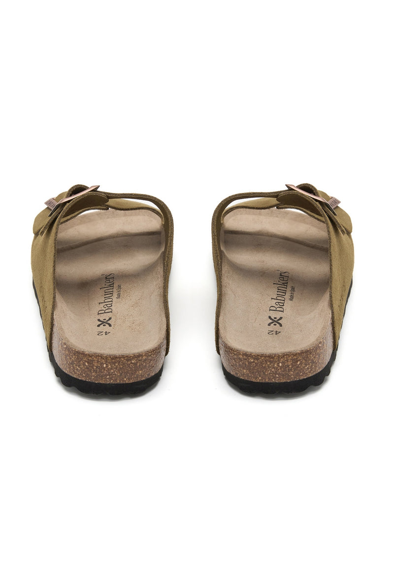 Sandalias caqui - Hombre