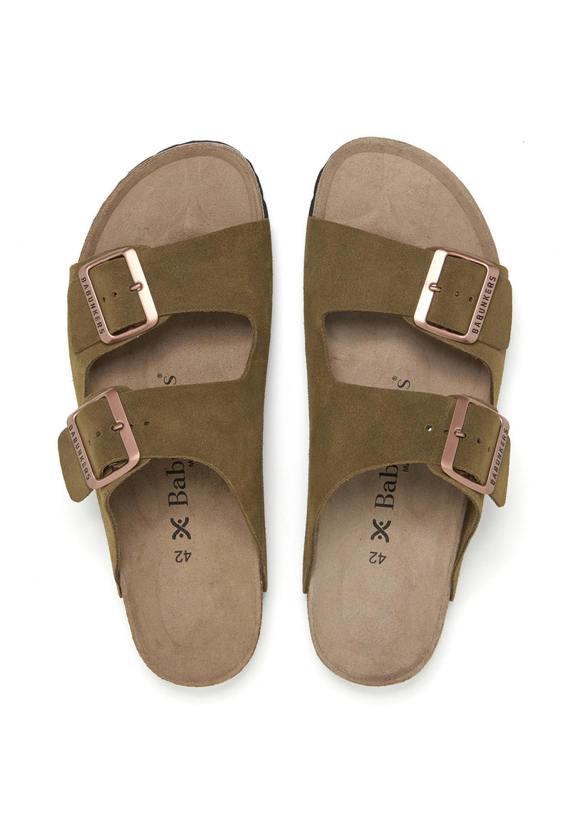 Sandalias caqui - Hombre