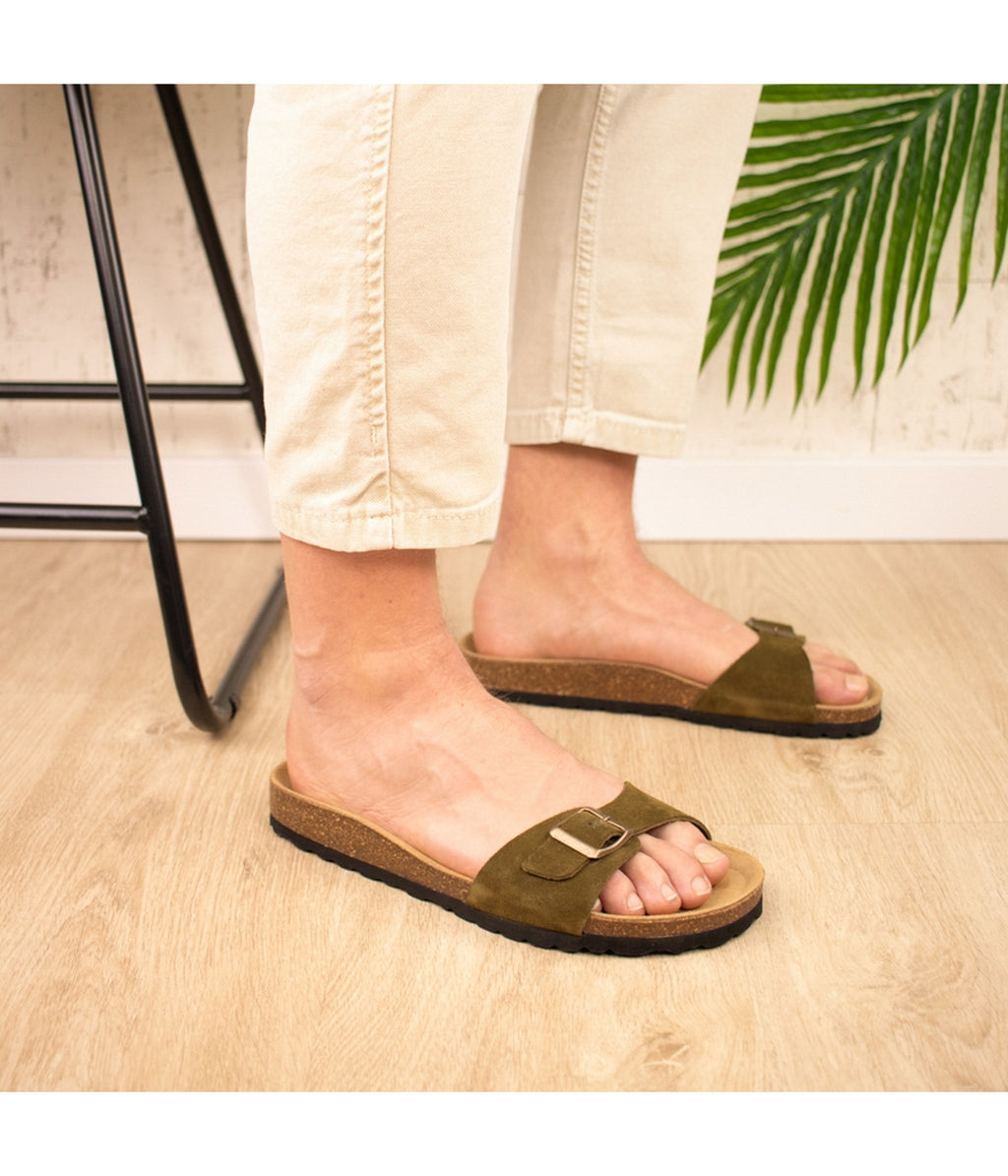 Sandalias verdes - Hombre