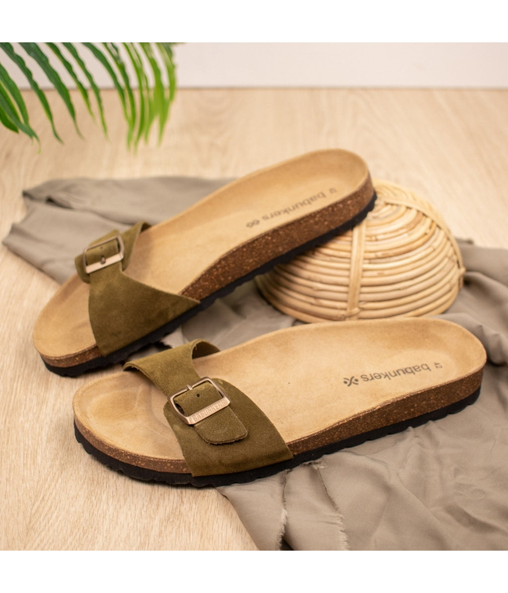 Sandalias verdes - Hombre