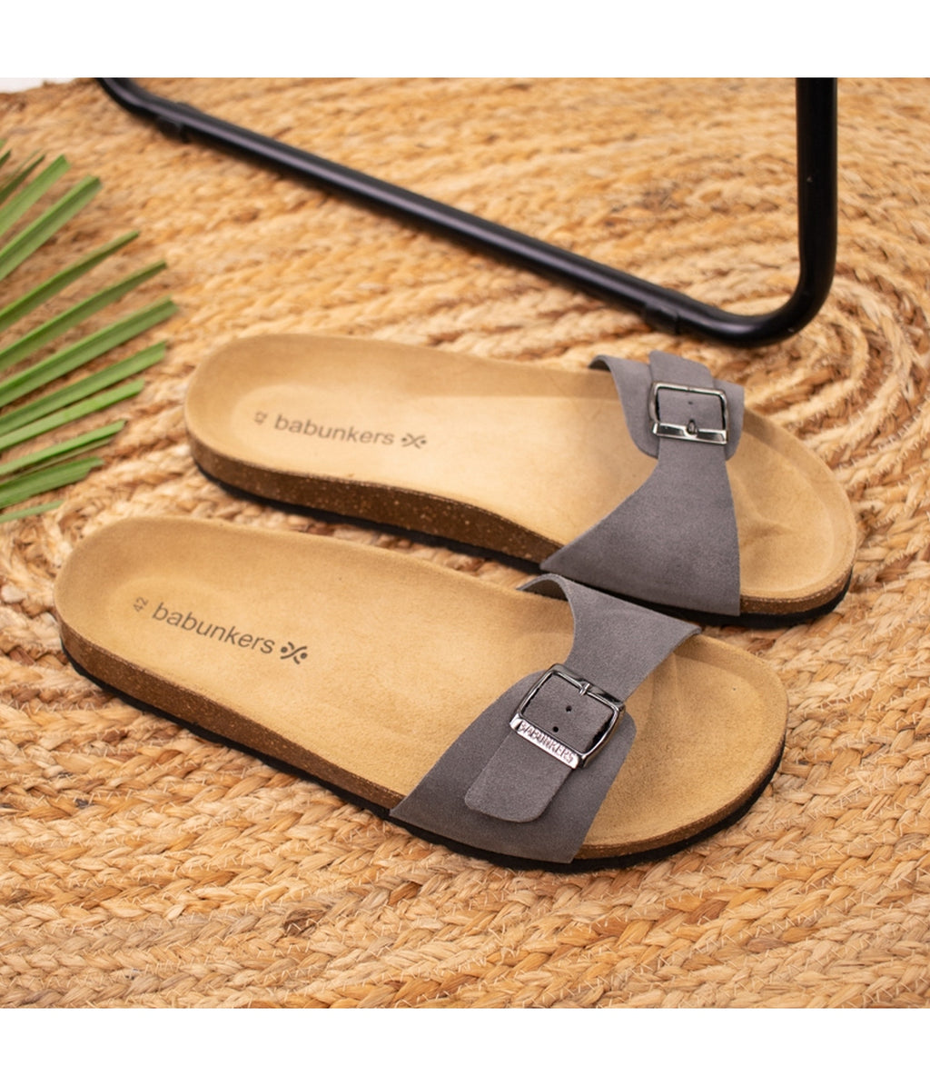 Sandalias grises - Hombre