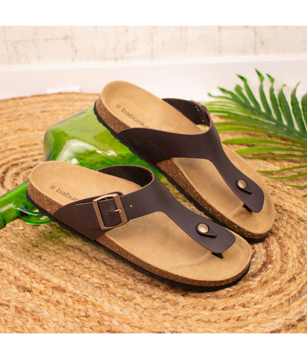 Sandalias marrones - Hombre
