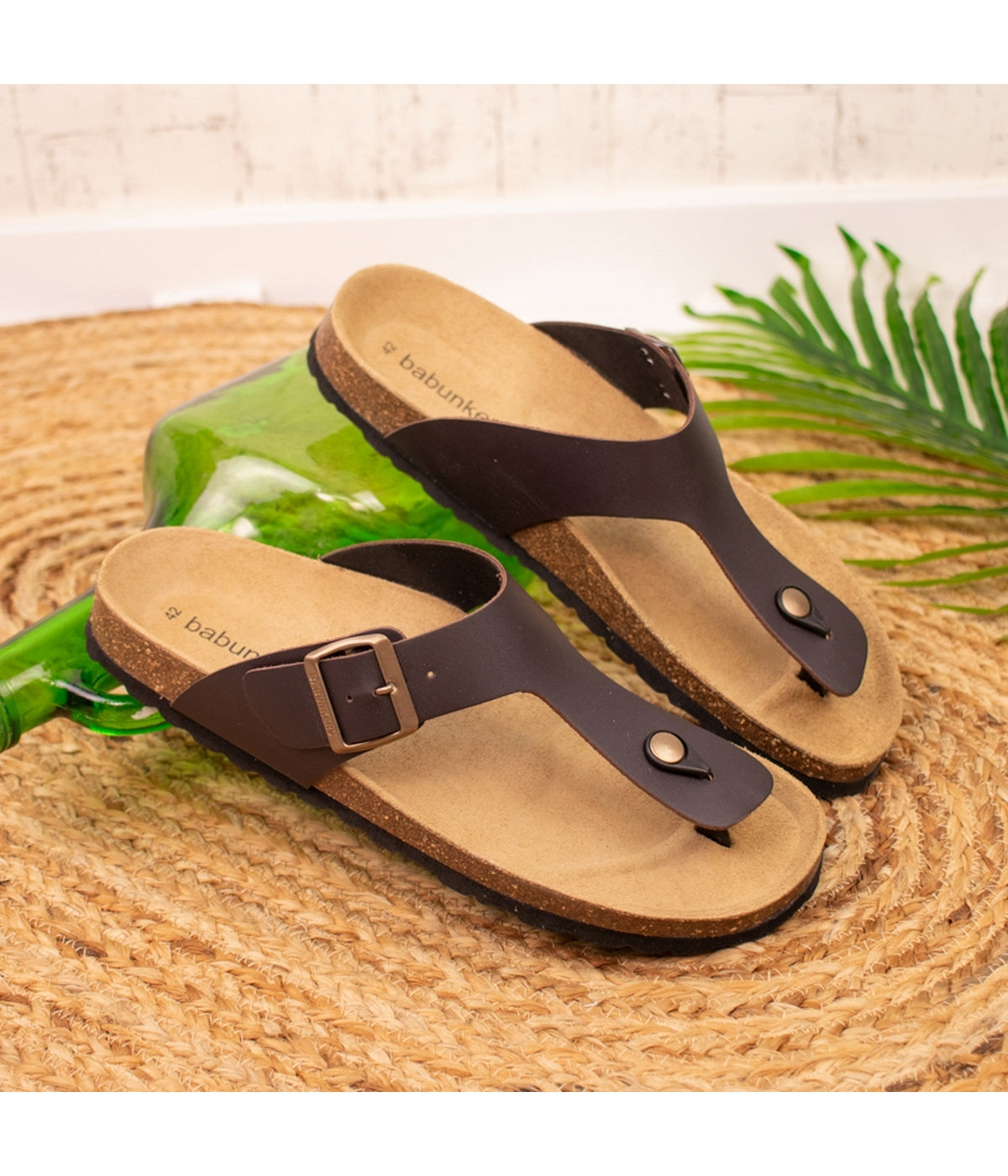 Sandalias marrones - Hombre