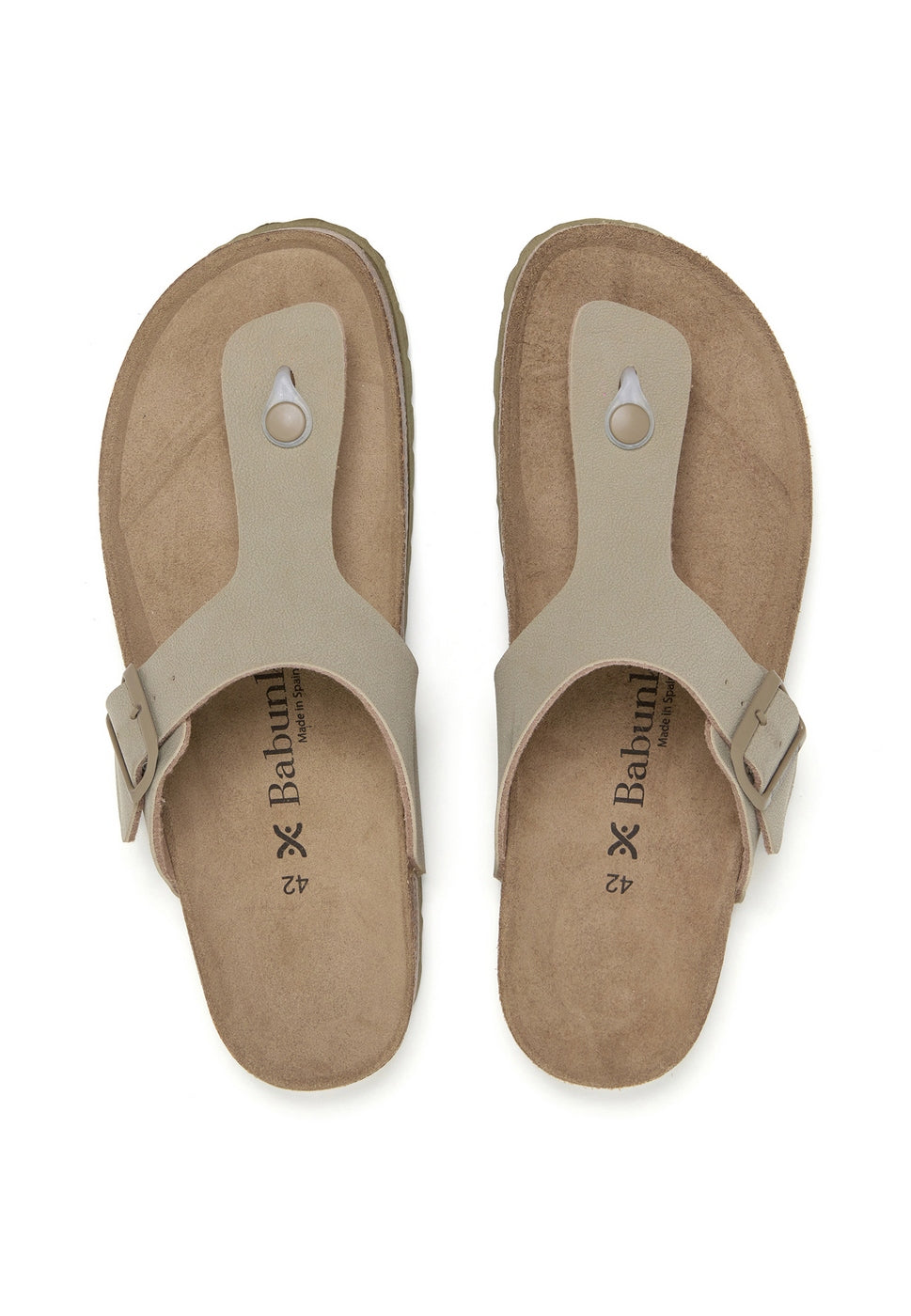 Sandalias caqui - Hombre